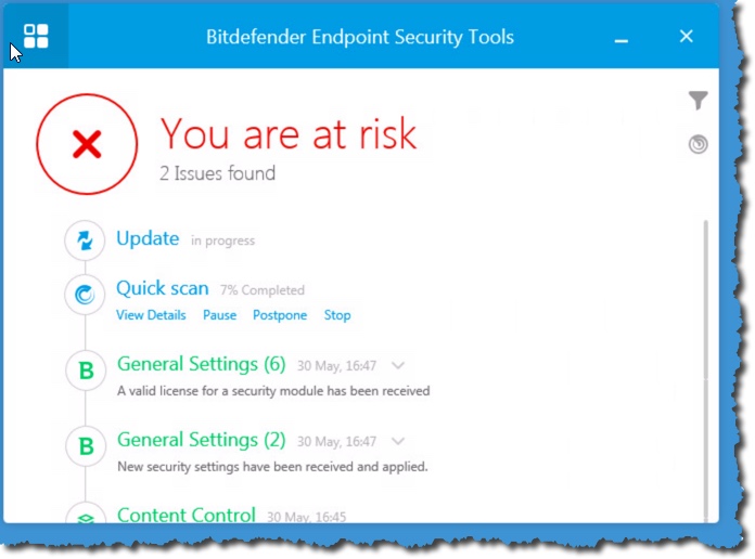 disable bitdefender endpoint security tools